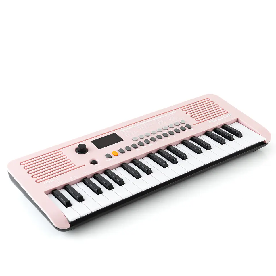 Teclado Musical Piano 37 Notas Ton-Color Pink Tonic 2