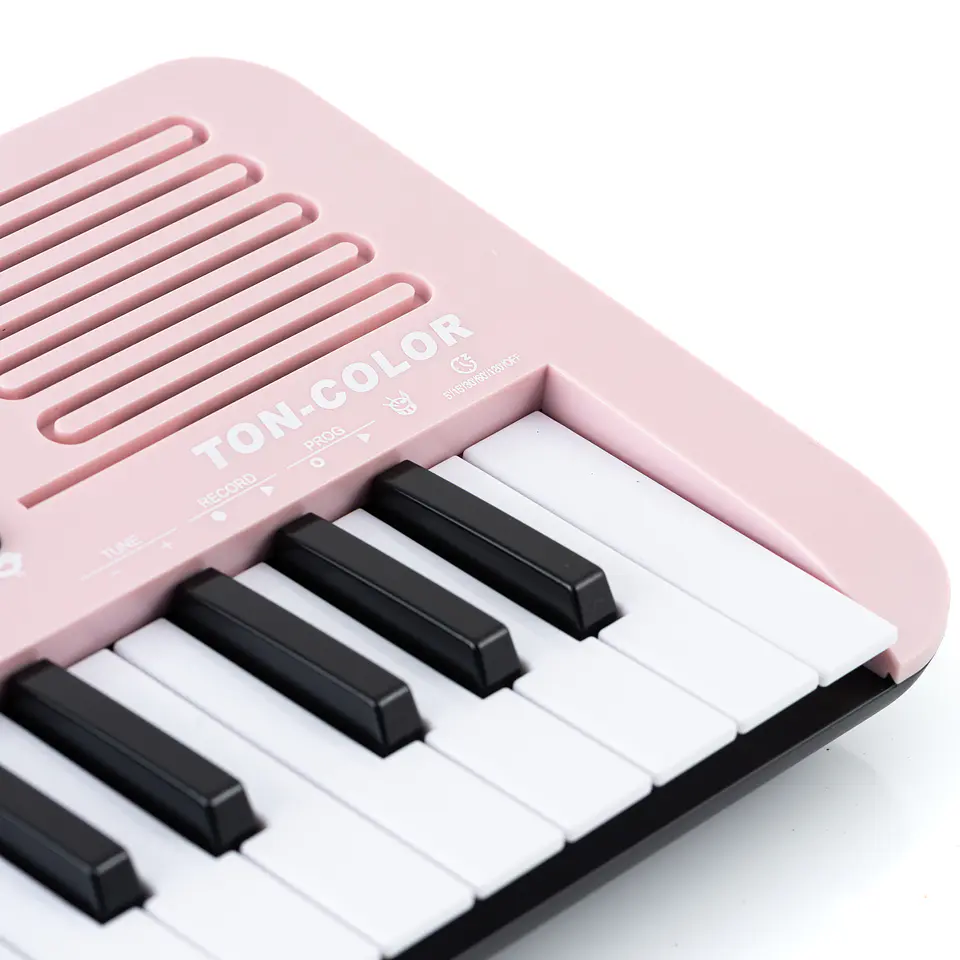 Teclado Musical Piano 37 Notas Ton-Color Pink Tonic 4