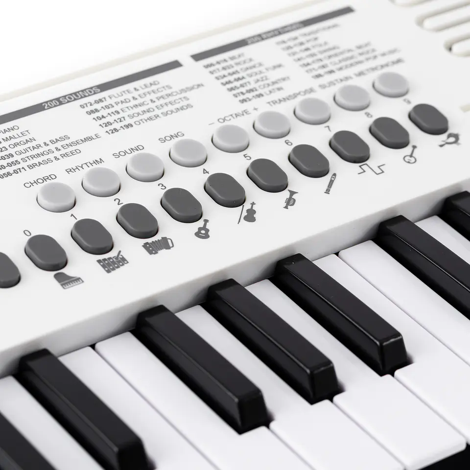 Teclado Musical Piano 37 Notas Ton-Color White Tonic 3