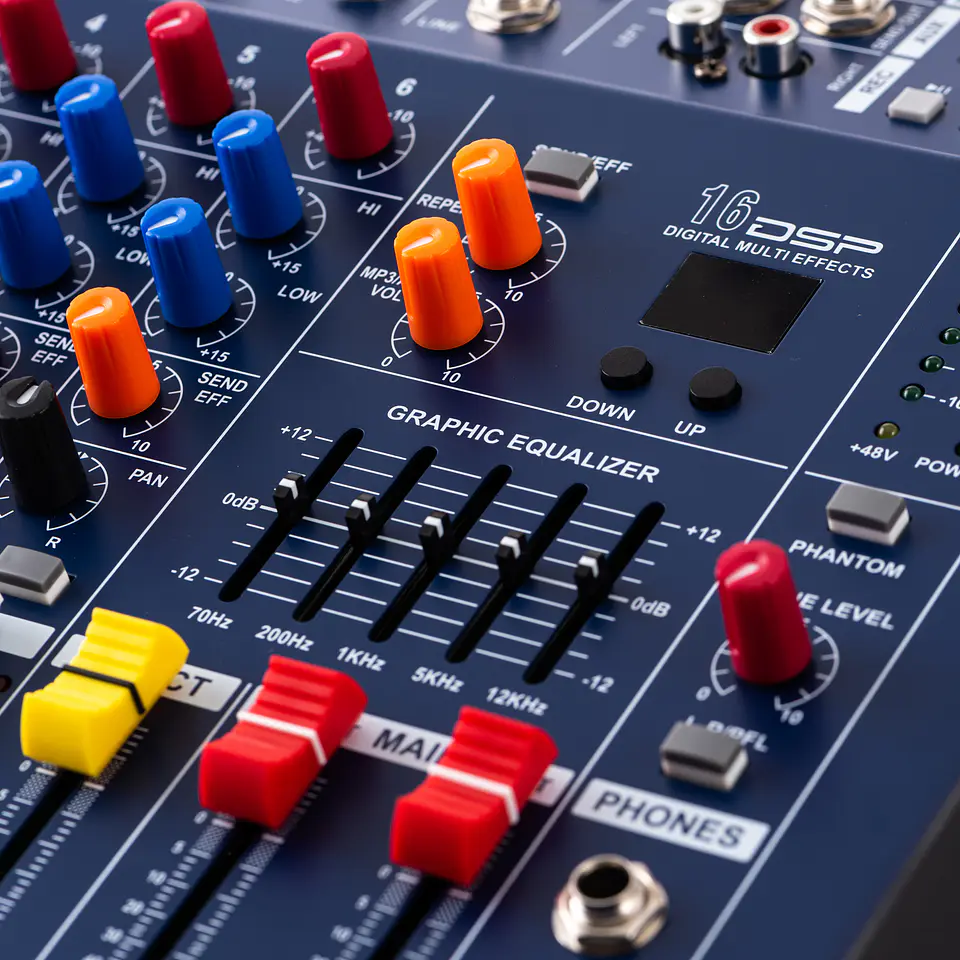 Consola Power Mixer CT-6 Ch Mavi 5