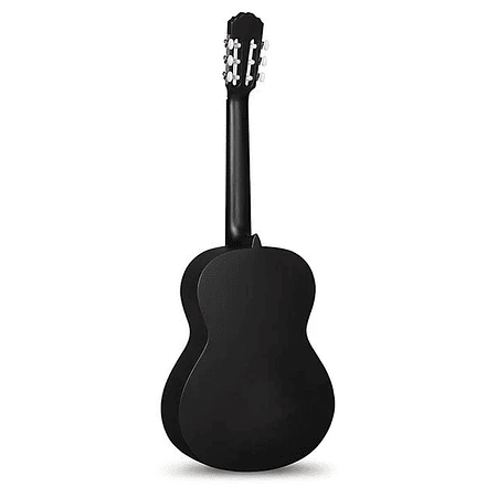 Guitarra Clásica 1C Black Satin + Funda 4/4 10 Mm Alhambra