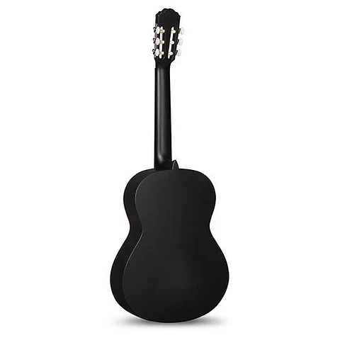 Guitarra Clásica 1C Black Satin + Funda 4/4 10 Mm Alhambra