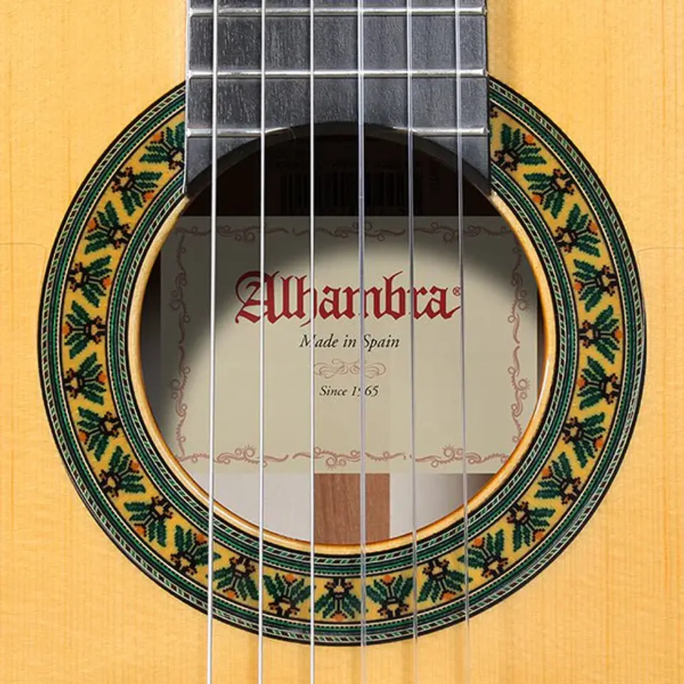 Guitarra Clásica 5F C/Golpeador+Funda 4/4 25 Mm Alhambra 4
