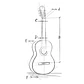 Guitarra Clásica 2F C/Golpeador+Funda 4/4 10 Mm Alhambra - Miniatura 6