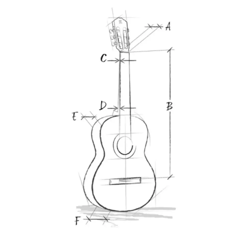 Guitarra Clásica 2F C/Golpeador+Funda 4/4 10 Mm Alhambra 6