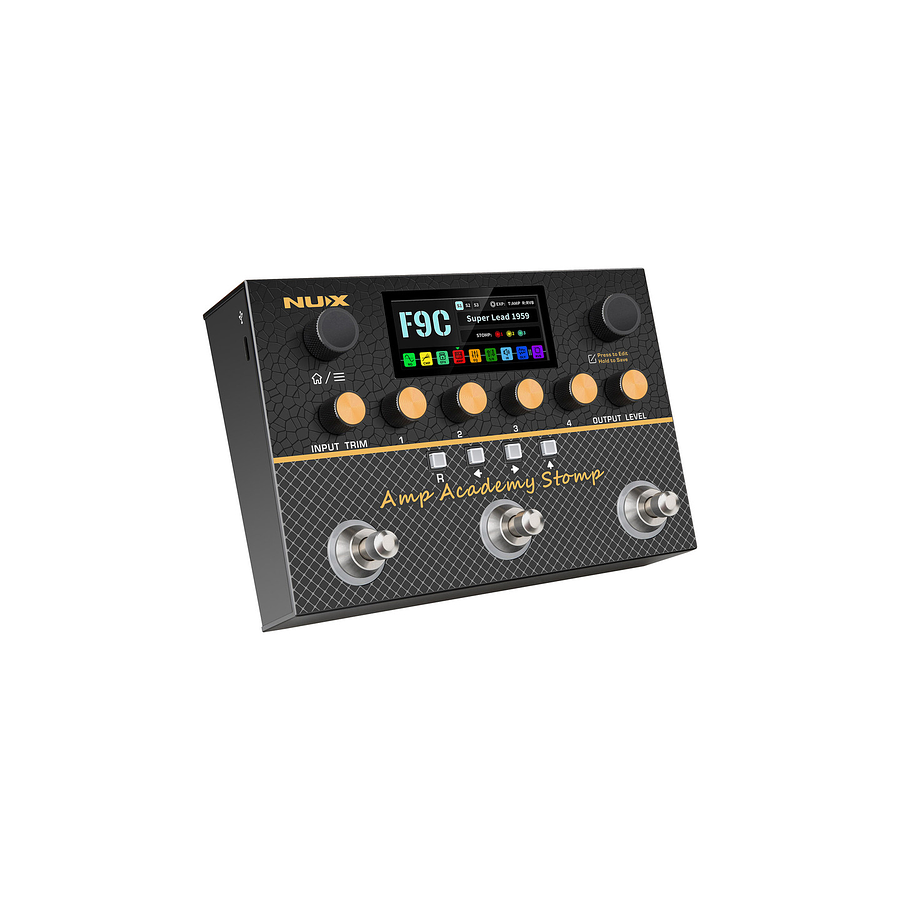 Pedal de efecto para guitarra NMA-3AAP Amp Academy Stomp Nux
