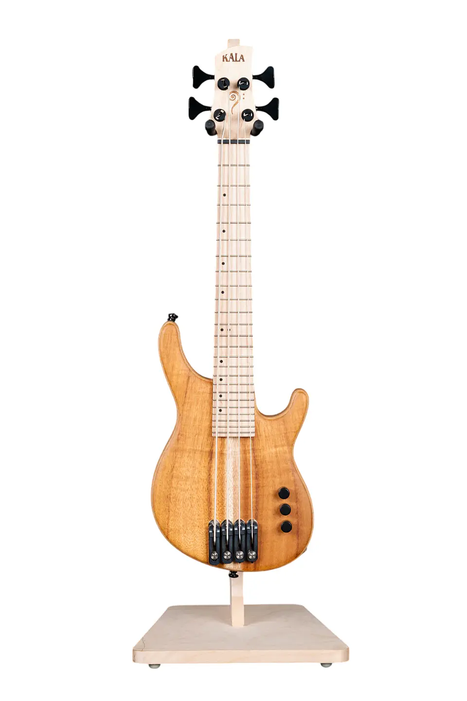 Ubass Hawaiian Koa 4 stg Koa Fretted UB4-KOA-FS Kala 1