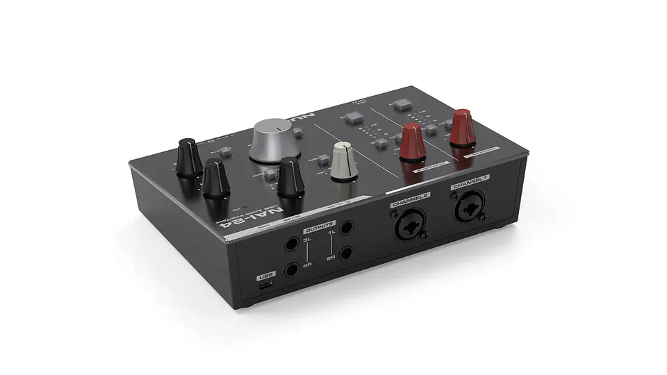 Consola Podcast Multipista Portátil 2 canales NAI-24 Nux 3