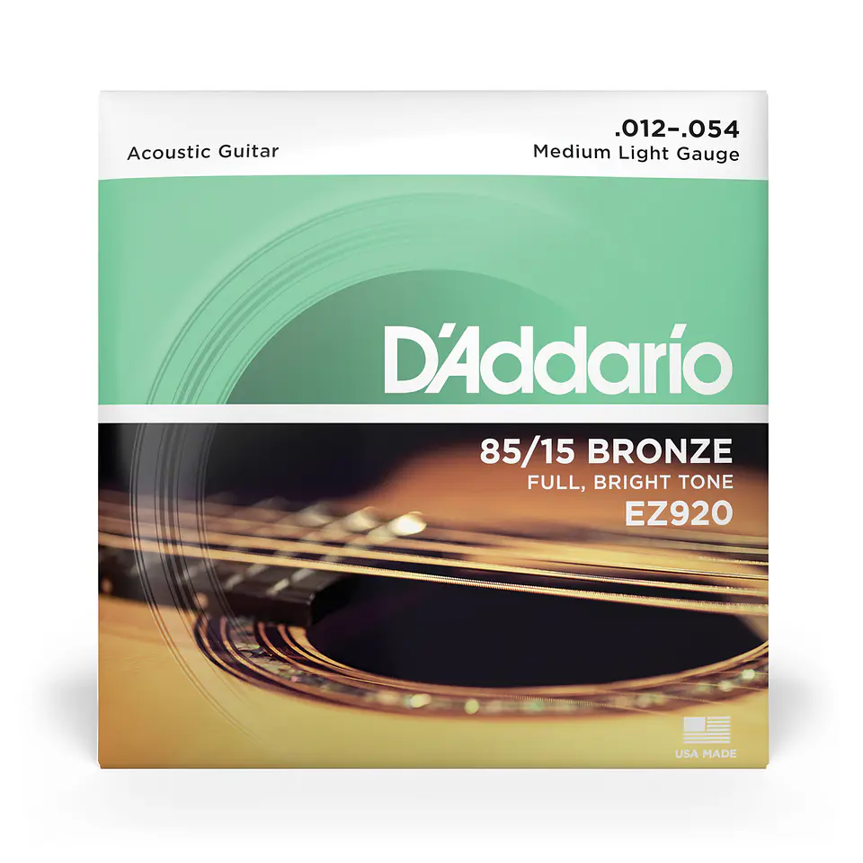 Set Cuerdas Guitarra Acús. 85/15 T.M B. 12-54 Ez920 Daddario 1