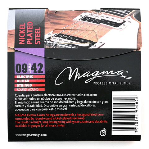 Set Cuerdas Guitarra Eléctrica GE110N Magma