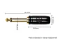 Cable Instrumento Estandar 6M Amarillo IW-241BCG-6-GOB - Miniatura 4