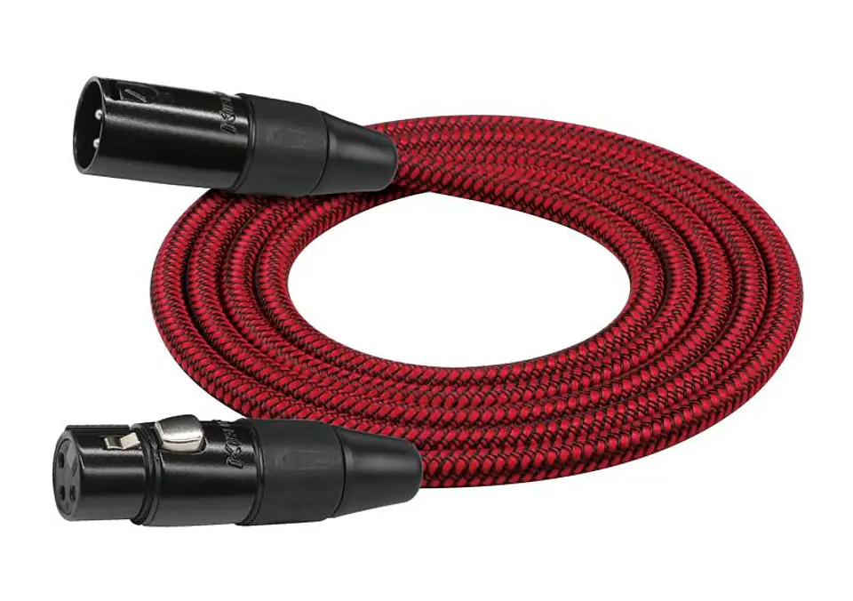 Cable microfono estandar XLR 10M Rojo MWC-270PB-10-RDA 2