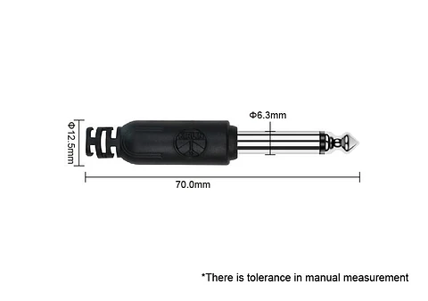 Cable Instrumento Estandar 3M Plug IC-241-3BK Kirlin