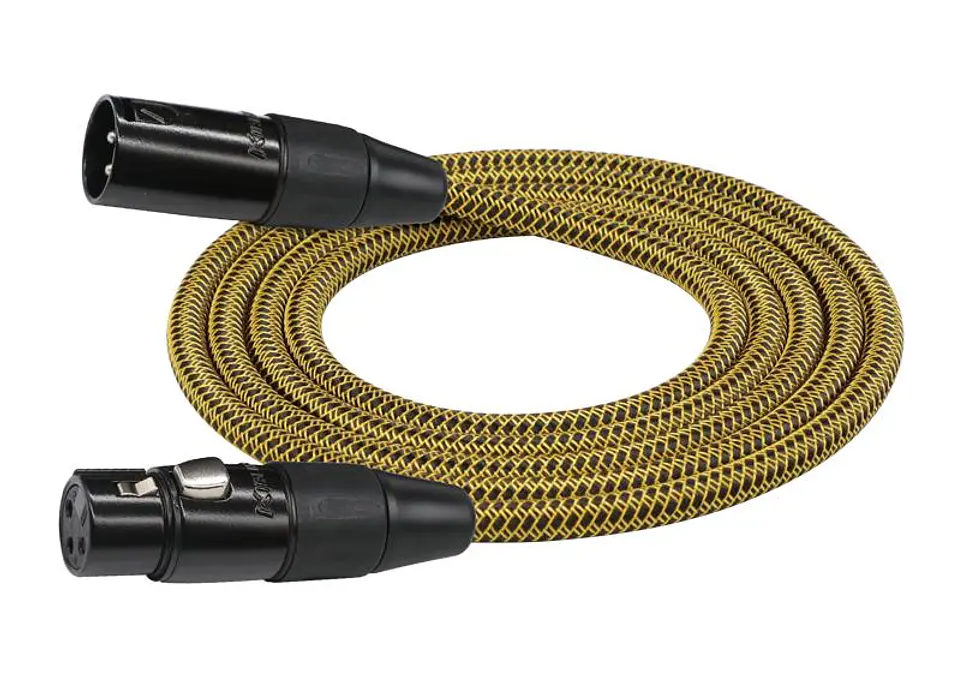 Cable microfono estandar XLR 10M Amarillo MWC-270PB-10-BYA 2