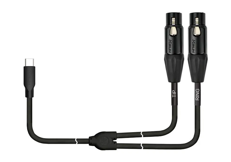 Cable USB-C a 2 XLR Hembra 2M UY-C-391XE-2 Kirlin 3