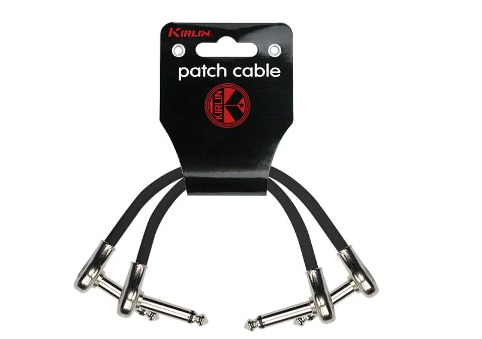 Pack 2 Patch Cable Pedal 0,3M Ángulo PSK2-243-0,3m Kirlin 1