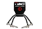 Pack 2 Patch Cable Pedal 0,3M Ángulo PSK2-243-0,3m Kirlin - Miniatura 3