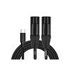 Cable USB-C a 2 XLR Macho 3M UY-C-390XE-3 Kirlin
