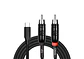 Cable USB-C a RCA 2M UY-C-394B-2 Kirlin - Miniatura 1