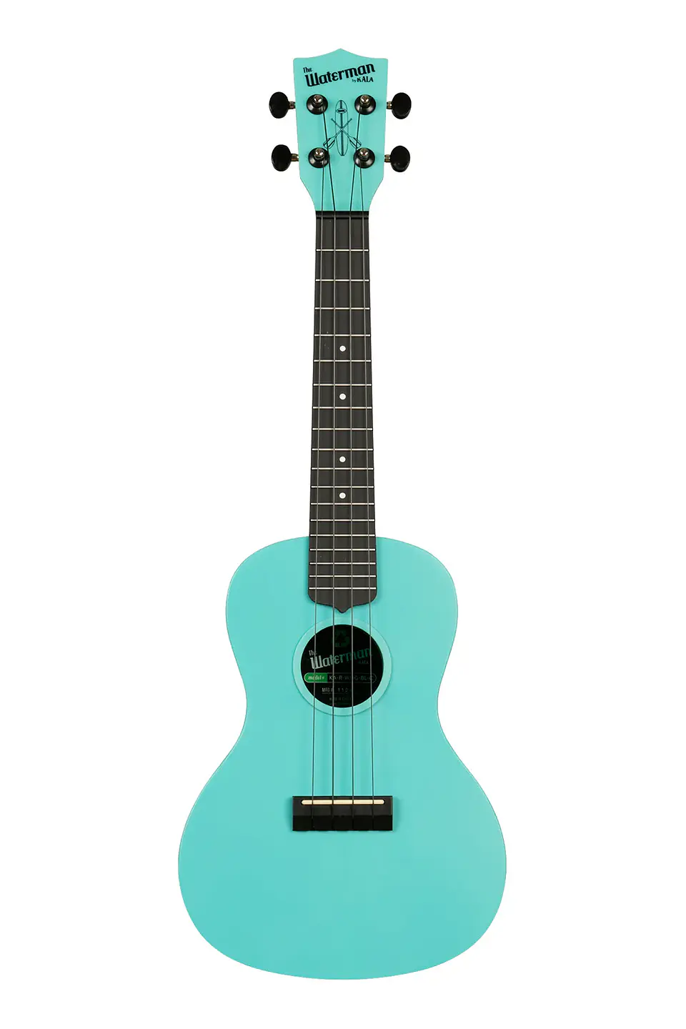 Ukelele Concierto Recycled KA-R-WMG-BL-C Waterman Aqua Kala 1
