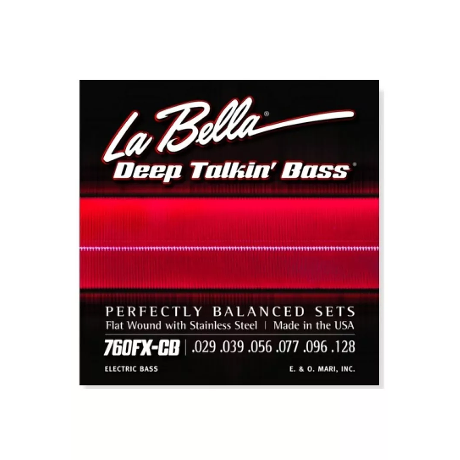 Set Bajo Electrico 760Fxcb Flat Chri La Bella