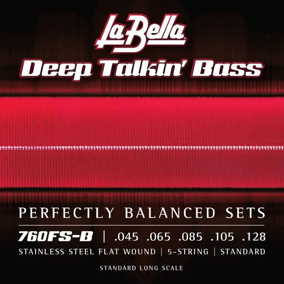 Set Bajo Electrico 760Fxcb Flat Chri La Bella 2