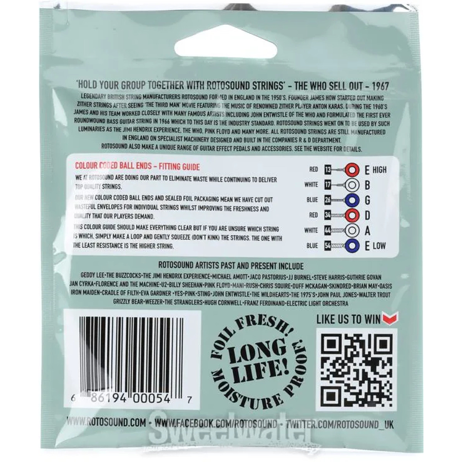 Set guitarra eléctrica Rotosound R13