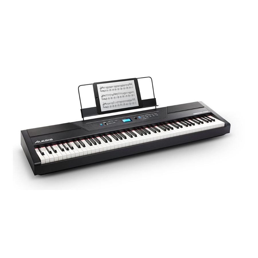 Piano Digital 88 Teclas Recitalpro Alesis