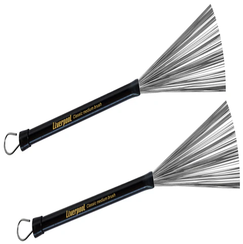 Baqueta Plumilla Batería Mediano Clásico Mango Acero VA-183