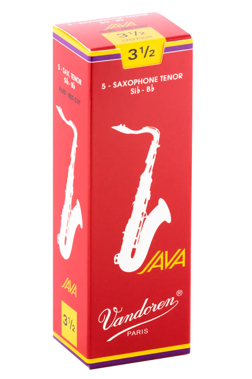 Cañas Saxo Tenor 3.5 Java Red SR2735R  Vandoren 1