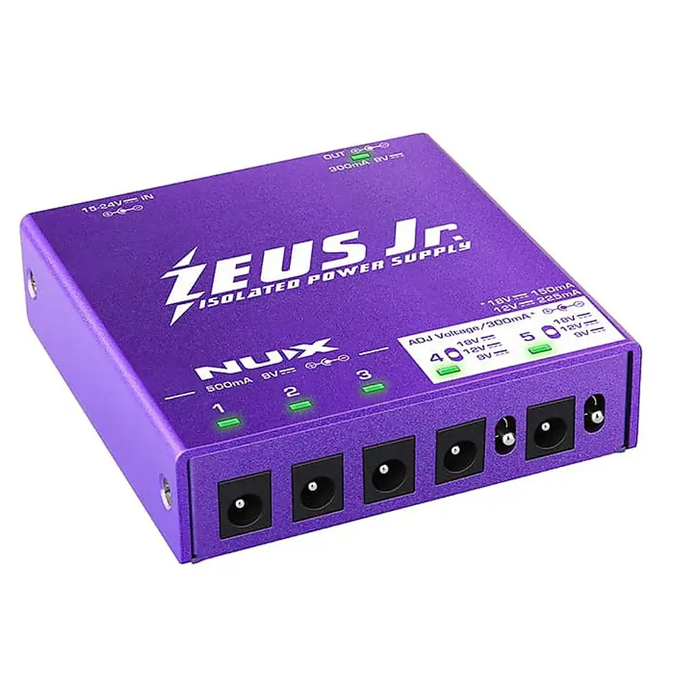 Fuente De Alimentación Para Pedales ZEUS Jr NIP-Z6 NUX 3
