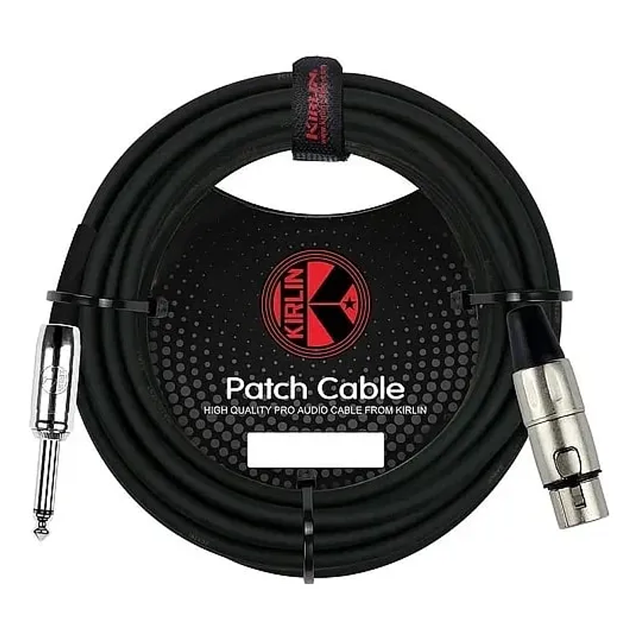 Cable micrófono Kirlin Xlr (H)- Plug 6M Mpc-282Pn-6