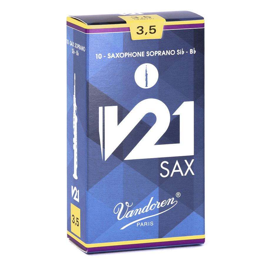 Caja de cañas Saxo Soprano V21 N. 3.5 SR8035 Vandoren