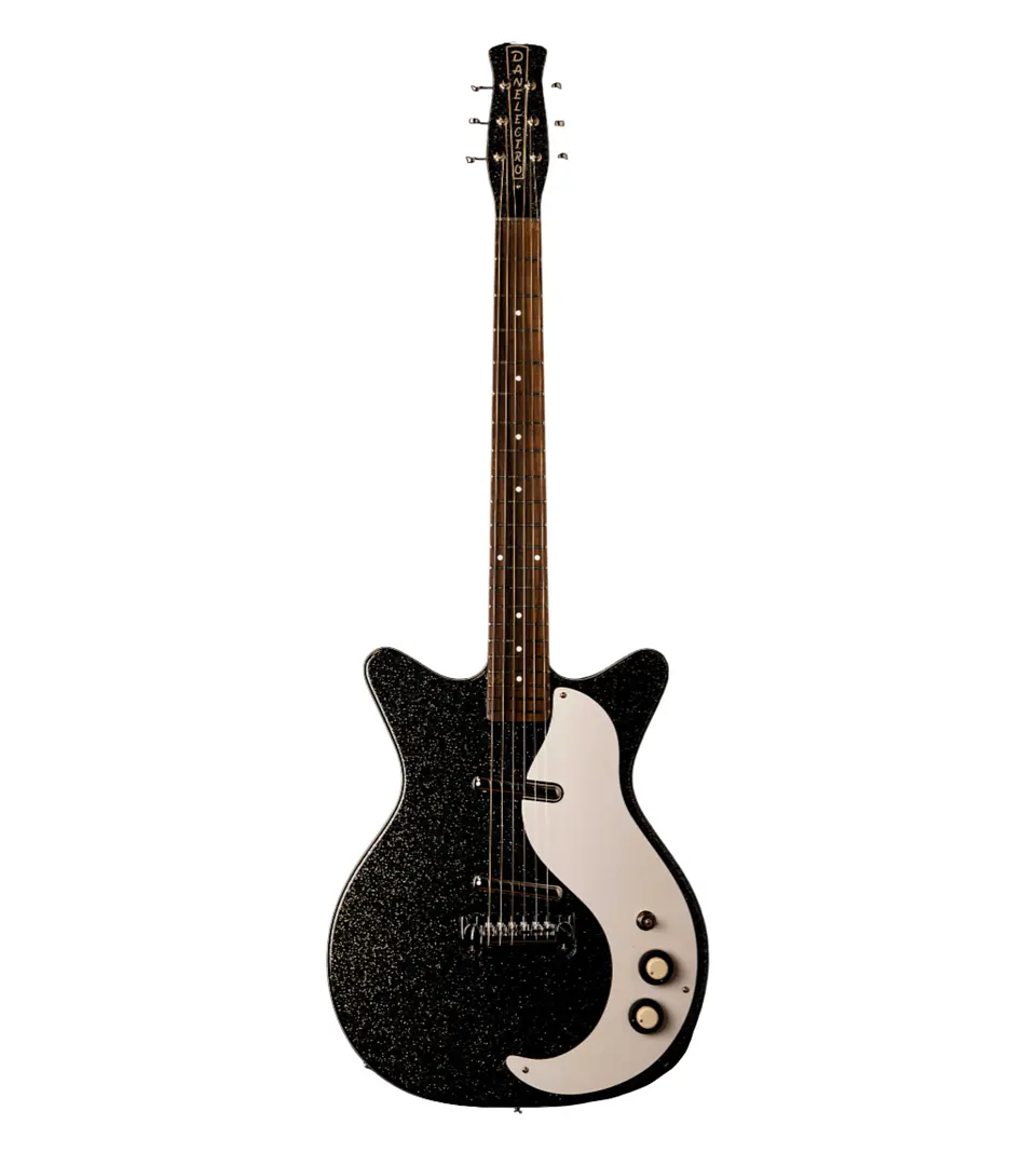 Guitarra Eléctrica Black Metal Flake 59Mj BKMF Danelectro 1