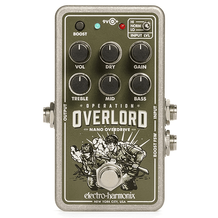 Pedal Overdrive Nano Operation Overlord Electro Harmonix
