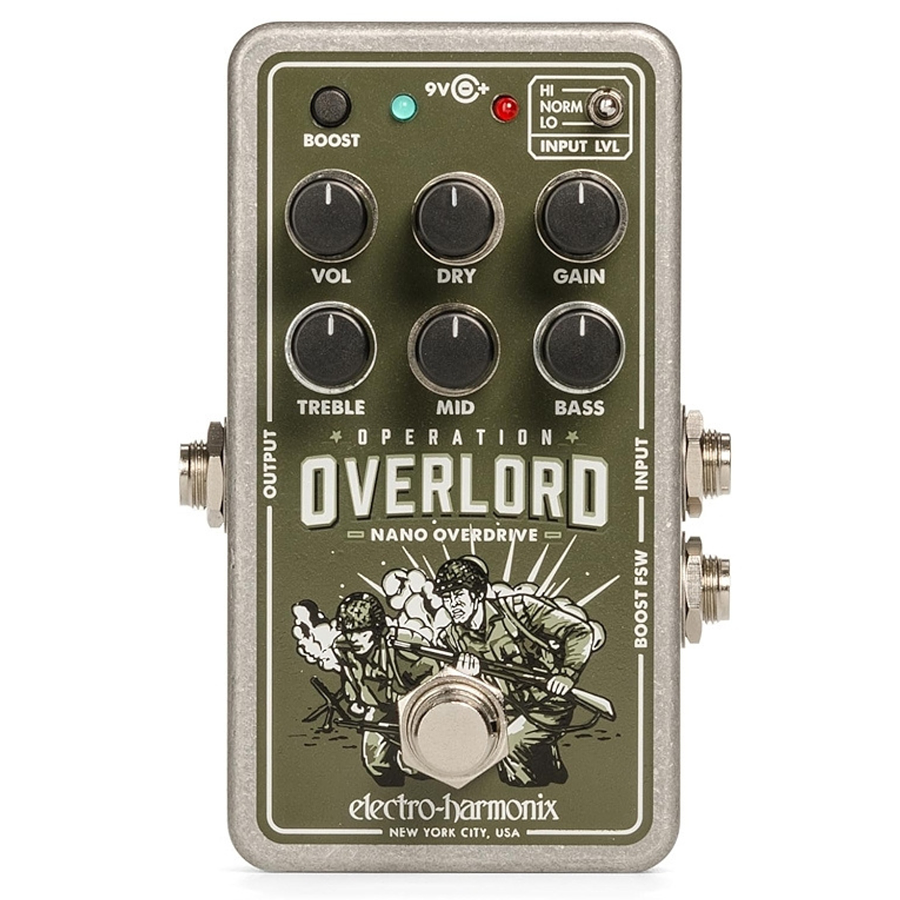 Pedal Overdrive Nano Operation Overlord Electro Harmonix
