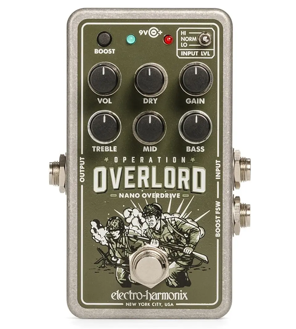 Pedal Overdrive Nano Operation Overlord Electro Harmonix 1
