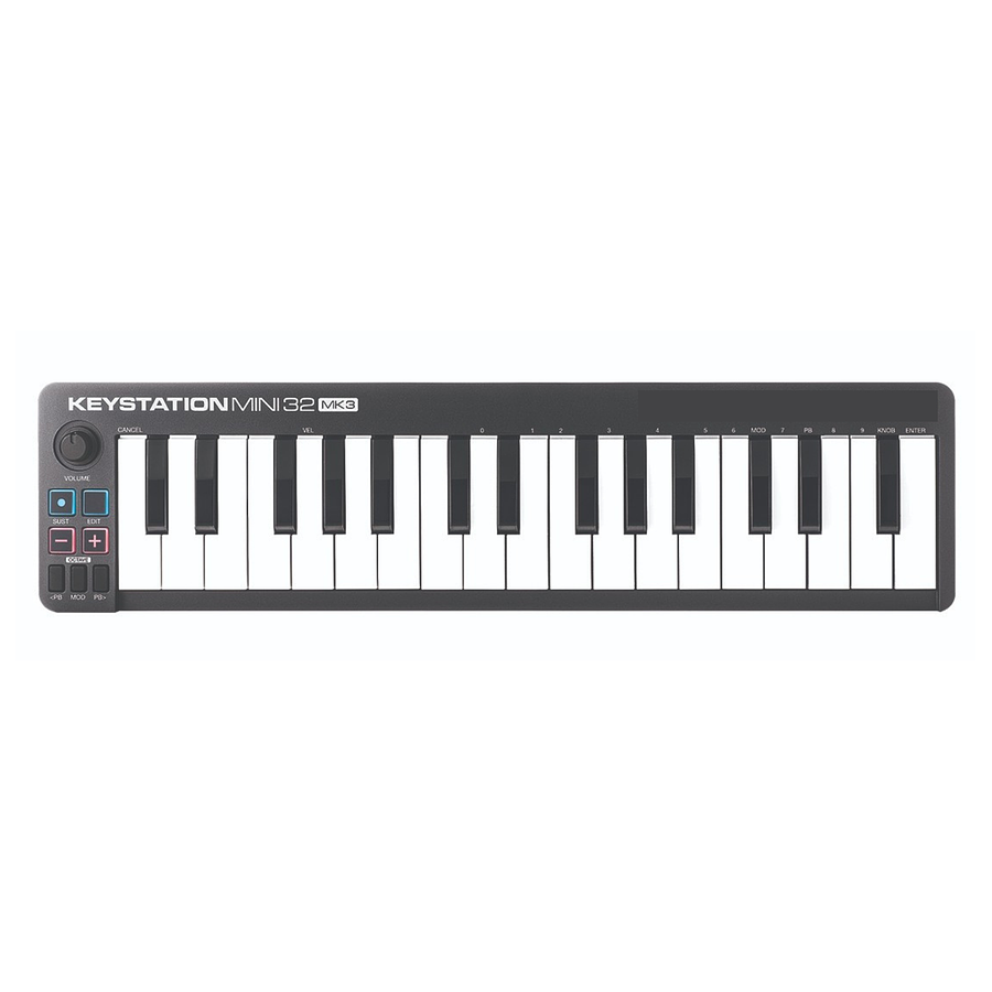 Controlador Midi Keystation Mini 32 M3 M-Audio