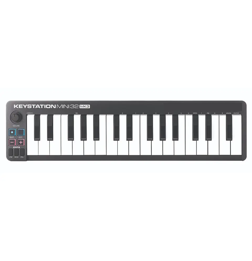 Controlador Midi Keystation Mini 32 M3 M-Audio 1