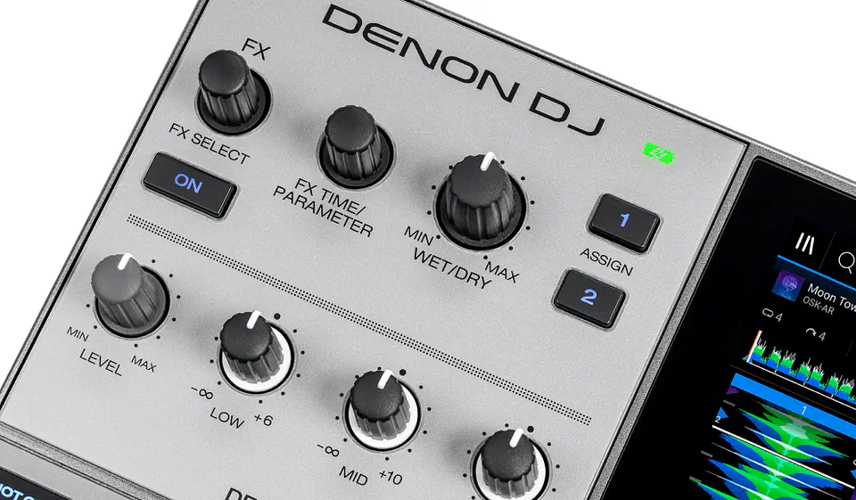 Controlador-Mixer Dj PRIMEGO+ 2 Decks Denon 8