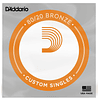 Cuerda suelta calibre .030 80/20 Bronze BW030 Daddario