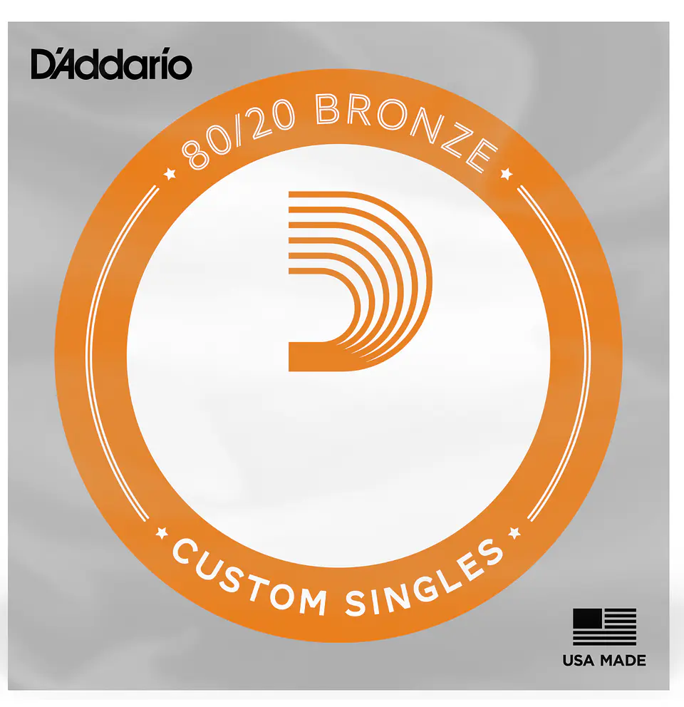 Cuerda suelta calibre .030 80/20 Bronze BW030 Daddario 1