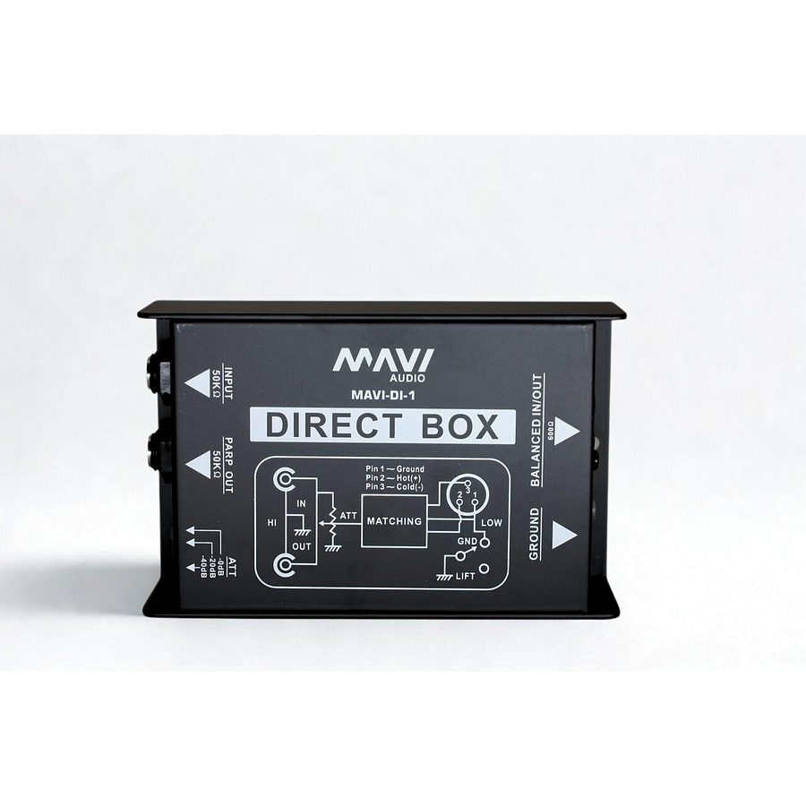 Caja Pasiva 1 Canal DI-1 Mavi