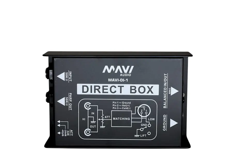 Caja Pasiva 1 Canal DI-1 Mavi 1