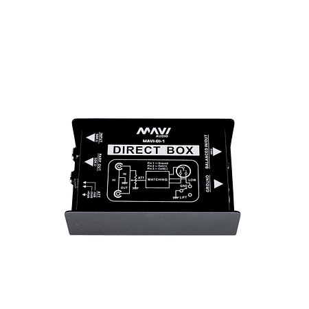 Caja Pasiva 1 Canal DI-1 Mavi