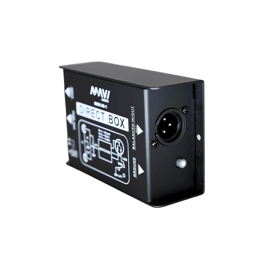 Caja Pasiva 1 Canal DI-1 Mavi