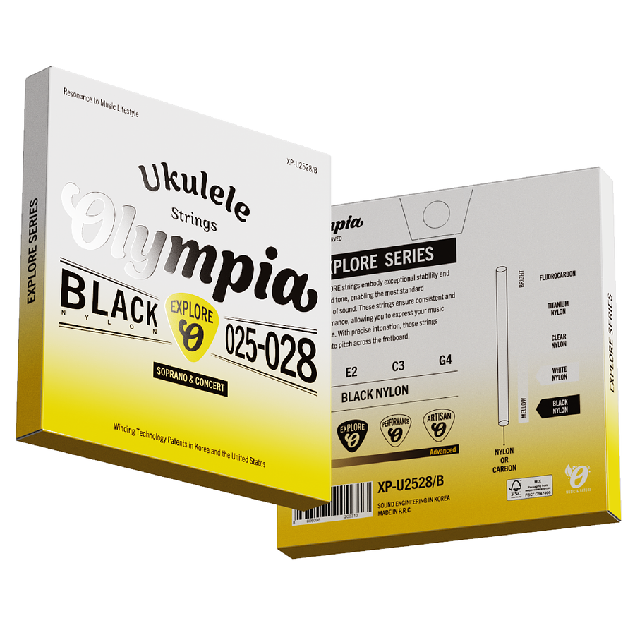 Set de Cuerdas Ukelele Soprano/Concierto XP-U2528/B Olympia