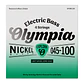 Set Cuerdas Bajo Eléct Flatwound 45-100 PF-B45100/FW Olympia - Miniatura 1