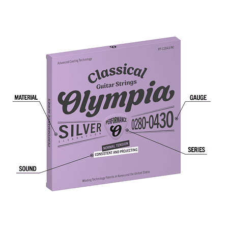 Set guitarra clásica PP-C2843/NC Olympia