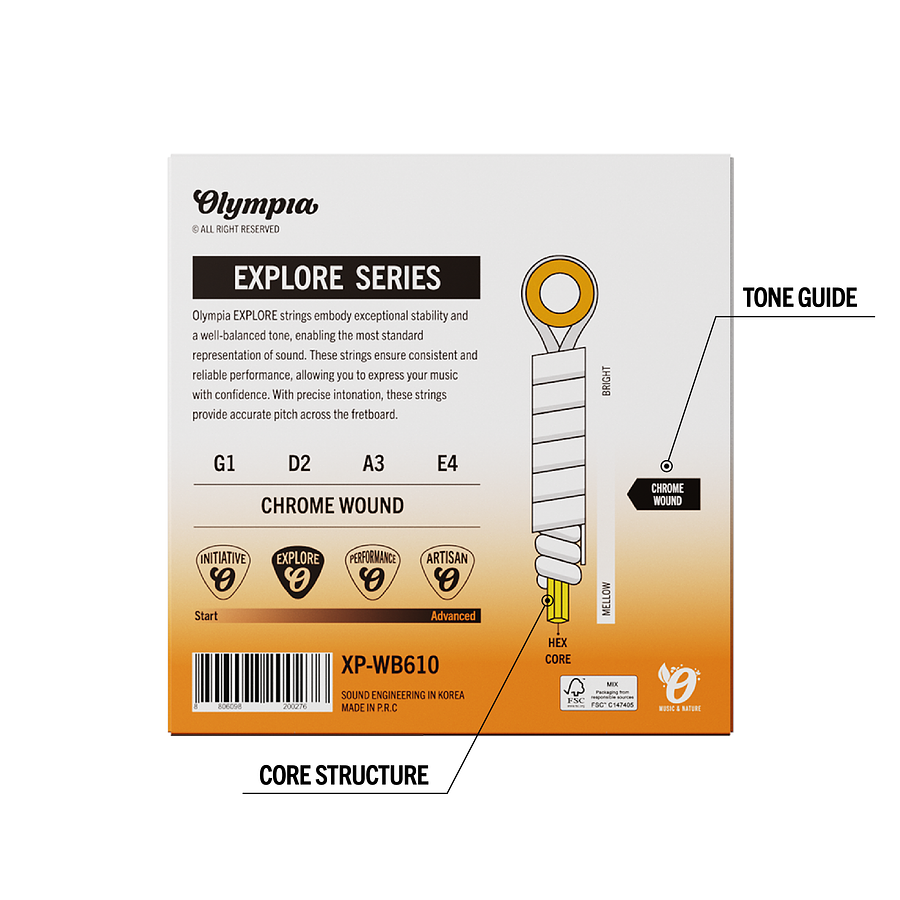 Set Contrabajo XP-WB610 Olympia